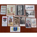 Lot of 12 early Wills cigarette cards
