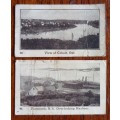 Imperial Tobacco Co of Canada 1910 Canadian views 6 cigarette cards, plain back CV R800