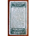 Duncan`s Cigarettes Scottish clans (x3) cards 1910 CV R1000