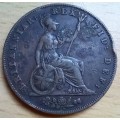 1826 Great Britain Half Penny