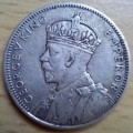1934 Mauritius silver 1/2 Rupee