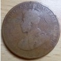 1920 Mauritius 5 Cents filler