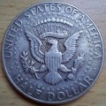 1964D USA Kennedy half dollar, silver