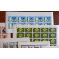 1970 Japan lot of 8 sheets of 20 & 2 sheets of 10, all unused