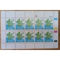 1988 Transkei `Seaweed` full set of 4 control blocks of 10