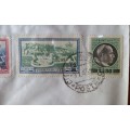 1946 Vatican full set of surcharges on cover, used, CV$60