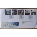 1994 Great Britain `The Age of Steam` FDC + 5 MNH blocks of 4