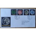 1989 Great Britain `Microscopes` FDC + 4 MNH blocks of 4
