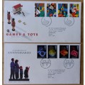 1989 Great Britain lot of 5 FDCs & 20 MNH stamps, CV$60 - see details
