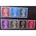 1989 Great Britain Machin 2 FDCs & 7 MNH stamps