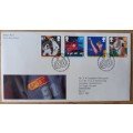 1991 Great Britain Sport FDC + 4 MNH blocks of 4