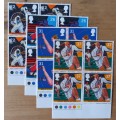 1991 Great Britain Sport FDC + 4 MNH blocks of 4