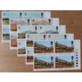 1994 Great Britain Prince of Wales FDC + 5 MNH blocks of 4