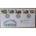 1994 Great Britain Summertime FDC + 5 MNH blocks of 4