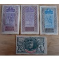 French Upper Senegal & Niger 4 MH stamps