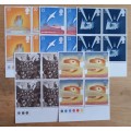 1995 Great Britain Peace & Freedom FDC + MNH blocks of 4