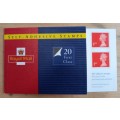 1993 Great Britain self-adhesive Machin FDC + unused stamp booklet of 20 in presentation folder