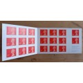 1993 Great Britain self-adhesive Machin FDC + unused stamp booklet of 20 in presentation folder