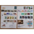 1985 Great Britain lot of 10 FDCs & 32 MNH stamps, CV$90