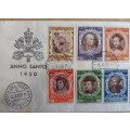 1950 Vatican cover with full set of 1946 Tridenti (Trient) stamps
