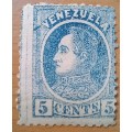 Venezuela 5 Cents 1880 MH