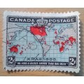 Canada 2c 1898 blue water, used