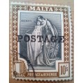 Malta 10 Shillings 1926 used