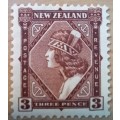 New Zealand 3 Pence 1935-1942 MH