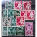 Spain Valencia lot of 15 Tax stamps 1963-1973 used