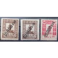 1923 Georgia 10 000/1 000R MH (*2) - one left imperf + 20 000/500 MH