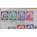 1943 Japanese Occupation of Burma part set of 8 MH stamps