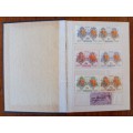 Small stamp album with 44 stamps from islands - many unused