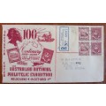 1950 Australia registered souvenir cover to Kimberley