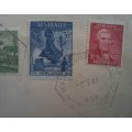 1947 Australia registered souvenir cover to Cape Town