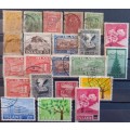 Iceland lot of 22 old stamps - some in high values