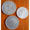 Germany Federal Republic lot of 3 coins