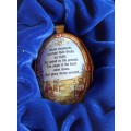 Halcyon Days collectible enamel Christmas medallion 1998 #135 of 365 in original box