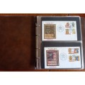 Vatican City 3 folders of the Golden Series FDCs 1972 to August 1987 - 170+ FDCs