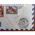 Greece 21 September 1959 Red Cross cover full set of 7 stamps CV $100
