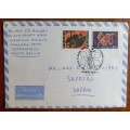 1971 Greece cover to Sapporo Japan with Olympic torch cancellation