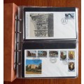 Greece 1980 to 1985 complete set of 62 FDCs in folder