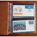 Greece 1976 to 1979 complete set of 54 FDCs in folder