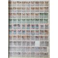 Netherlands Indies stamp album with more than 1 000 used stamps 1870 onwards