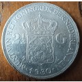 Netherlands silver 2 1/2 Gulden 1930