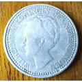 Netherlands silver 1/2 Half Gulden 1921
