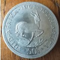 RSA silver crown 50 cents 1961 great coin