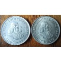 RSA pair of silver 20 cents 1964