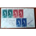 SWA cover 1949 with overprint pairs to Pearston via Cookhouse