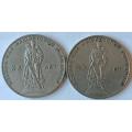 Soviet Russia USSR 8 x 1 Rouble coins 1965, 1967, 1970 & 1977