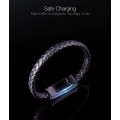 USB Charger - USB Bracelet Charger Real Leather - Data Charging Cable